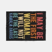 Harris I könnte die erste Frau sein Fleecedecke (Vorderseite (Horizontal))