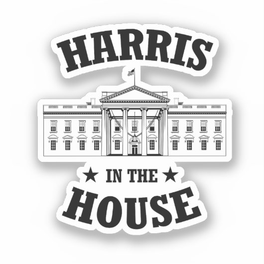 Harris im Parlament Aufkleber (Vorderseite)