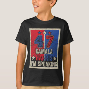 Harris I'm Speaking Zitat Präsident Kampagne 2024 T-Shirt