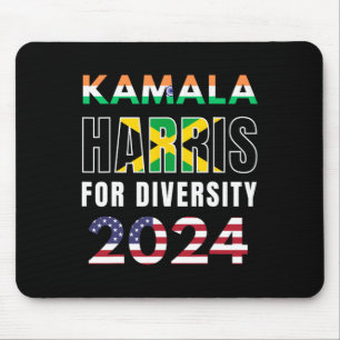 Harris India Jamaica Flag Diversity 2024 Mousepad