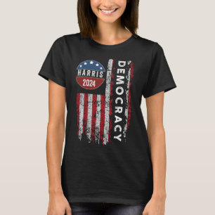 Harris - Kamala 2024 Flag Demokratischer Präsident T-Shirt