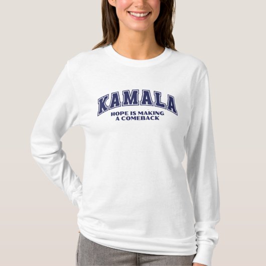Harris Kamala 2024 hofft auf Wiederkehr T-Shirt (Vorderseite)