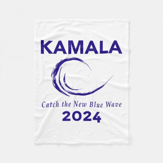 Harris-Kampagne 2024 Fleecedecke (Vorderseite)