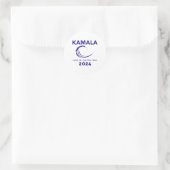 Harris-Kampagne 2024 Runder Aufkleber (Tasche)