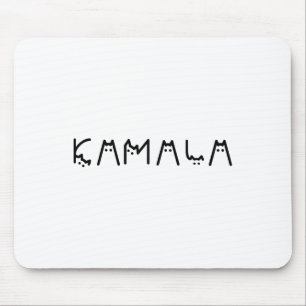 Harris Katze Lettering Positive Harris Für Präside Mousepad