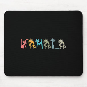 Harris Katze Schrift Positiv Lustig Mousepad