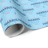 Harris Kelly 2024 Geschenkpapier (Rolleneckpunkt)