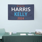 Harris Kelly 2024 Kamala Harris Democrat Banner (Messeveranstaltung)