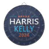 Harris Kelly 2024 Kamala Harris Democrat Dartscheibe (vorne)
