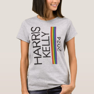 Harris Kelly 2024 LGBTQ Regenbogenfahne Stolzflagg T-Shirt