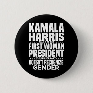 Harris könnte der erste weibliche Präsident zu sch Button