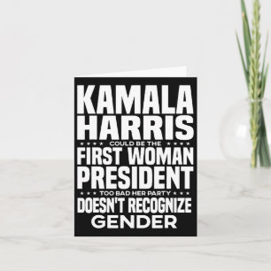 Harris könnte der erste weibliche Präsident zu sch Karte