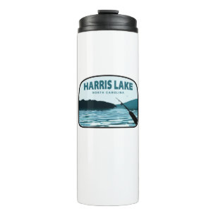 Harris Lake North Carolina Angelrute Thermosbecher
