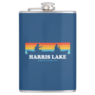 Harris Lake North Carolina Canoe Flachmann