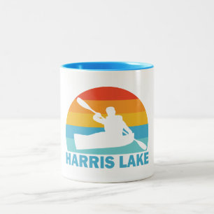 Harris Lake North Carolina Kayak Zweifarbige Tasse