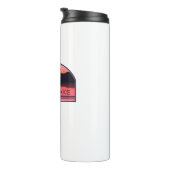 Harris Lake North Carolina Red Sunrise Thermosbecher (Nach rechts gedreht)