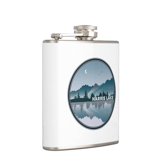 Harris Lake North Carolina Reflection Flachmann (Rechts)