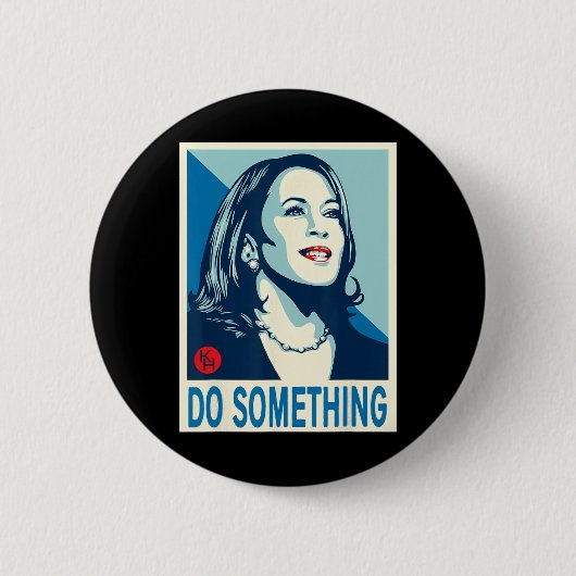 Harris macht etwas button (Vorderseite)