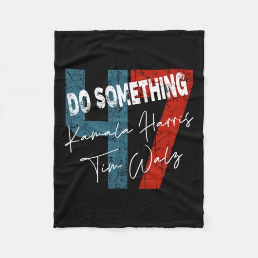 Harris macht etwas, was Harris Wheimer macht Fleecedecke (Vorderseite)