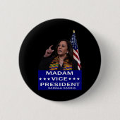 Harris Mvp Vizepräsidentin Biden Harris 2020 Button (Vorderseite)