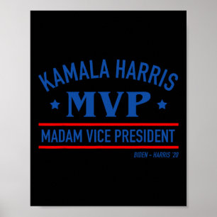 Harris Mvp Vizepräsidentin Biden Harris 2020 Poster
