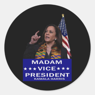 Harris Mvp Vizepräsidentin Biden Harris 2020 Runder Aufkleber