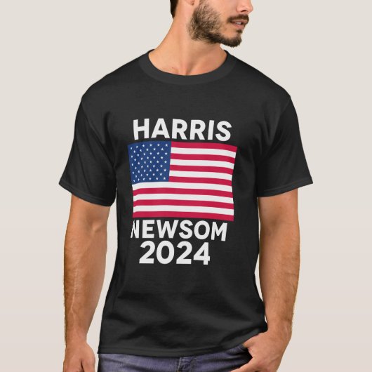 Harris Newsom 2024 T Shirt (Vorderseite)