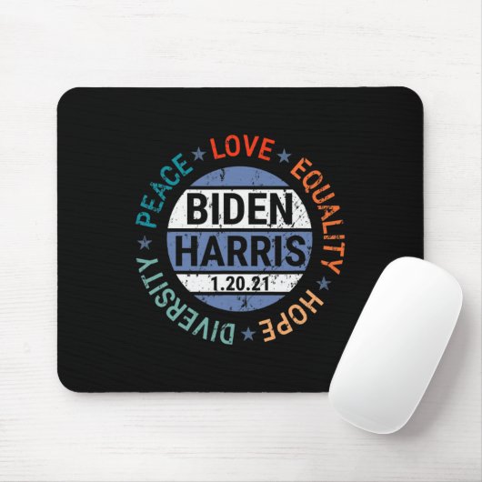 Harris Peace Liebe Equality Hope Diversity Januar Mousepad (Mit Mouse)