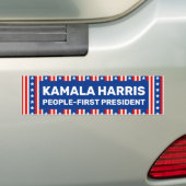 Harris People-First President Autoaufkleber (Auf Auto)