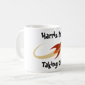 Harris Polls entzieht Kaffeepause-Tasse Kaffeetasse (Vorderseite Links)