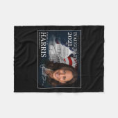 Harris Presidential Inauguration 2021 Celebration Fleecedecke (Vorderseite (Horizontal))