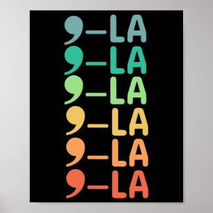 Harris Punctuation Funny Election Campaign Wear Poster