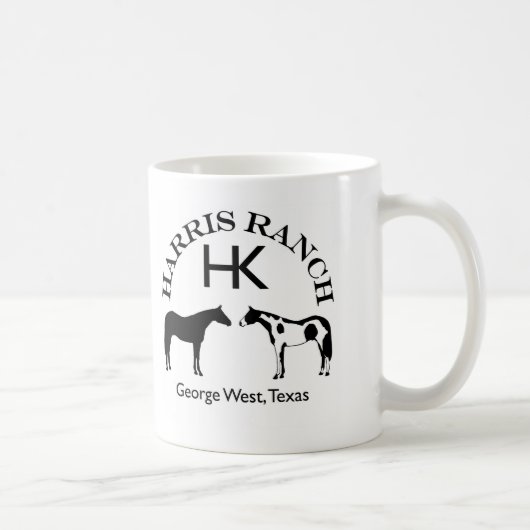Harris-Ranch-Logo-Tasse Kaffeetasse (Rechts)