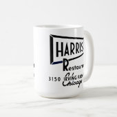 Harris Restaurant, Chicago, Illinois Kaffeetasse (VorderseiteRechts)