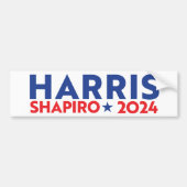 HARRIS SHAPIRO 2024 AUTOAUFKLEBER (Vorne)