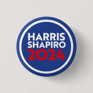 HARRIS SHAPIRO 2024 BUTTON