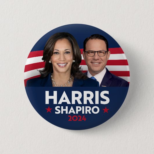 HARRIS SHAPIRO 2024 BUTTON (Vorderseite)