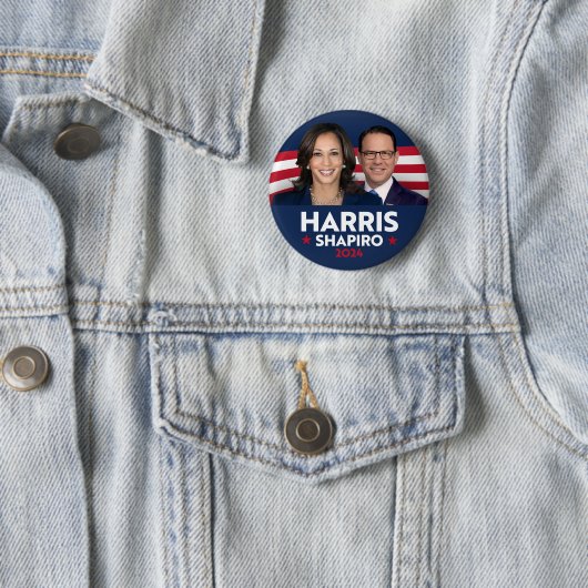 HARRIS SHAPIRO 2024 BUTTON (Beispiel)