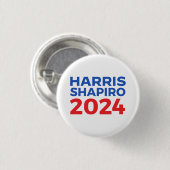 HARRIS SHAPIRO 2024 BUTTON (Vorne & Hinten)