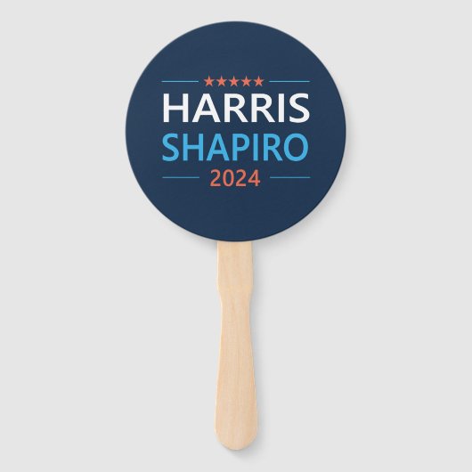 Harris Shapiro 2024 Fächer (Rückseite)