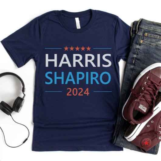 Harris Shapiro 2024 Kamala Harris Democrat T-Shirt
