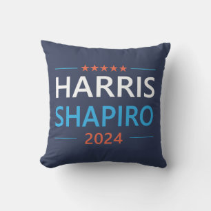 Harris Shapiro 2024 Kamala Harris Demokrat Kissen