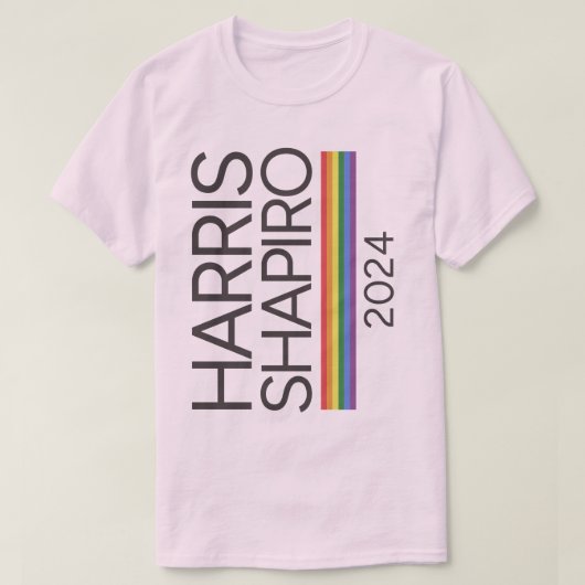 Harris Shapiro 2024 LGBTQ Pride Kamala Harris T-Shirt (Design vorne)