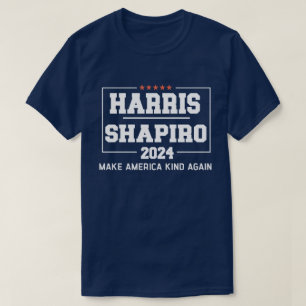 Harris Shapiro 2024 Mach Amerika wieder freundlich T-Shirt