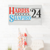 Harris Shapiro 2024 Retro-Kampagne Banner (Insitu)