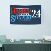 Harris Shapiro 2024 Retro-Kampagne Banner (Messeveranstaltung)