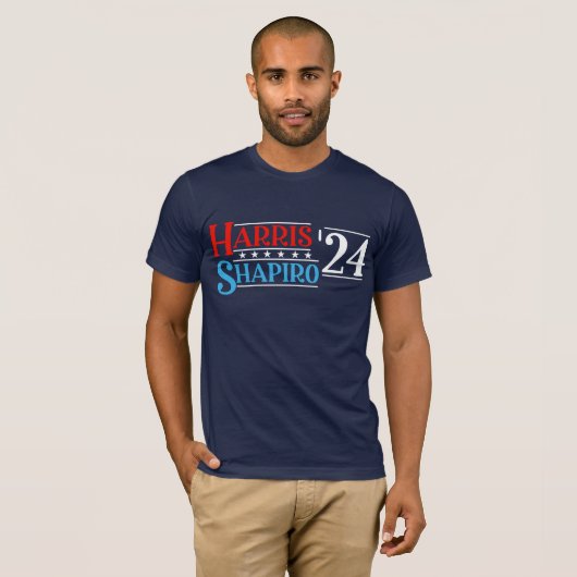 Harris Shapiro 2024 Retro-Kampagne T-Shirt (Vorne ganz)