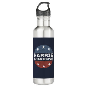 Harris Shapiro 2024 Vintag Red Blue Edelstahlflasche