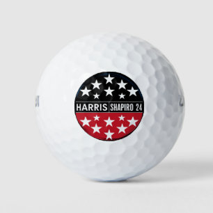 Harris-Shapiro 2024 Vintager Präsident Kamala Golfball