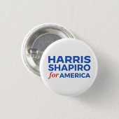 HARRIS SHAPIRO FÜR AMERIKA BUTTON (Vorne & Hinten)